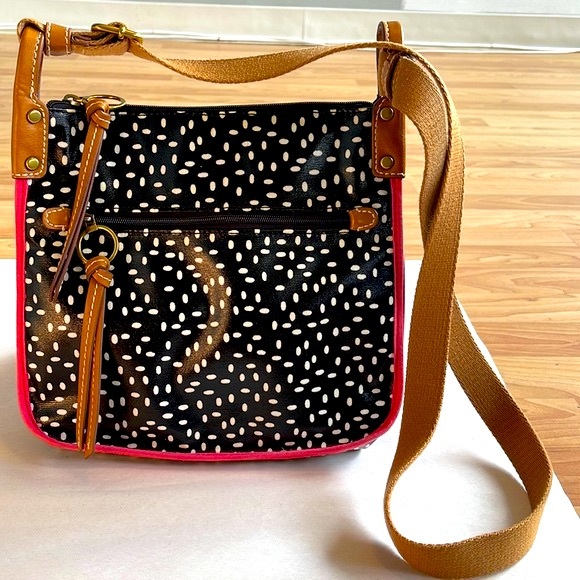 Fossil Canvas Crossbody Bag * - Picture 1 of 10